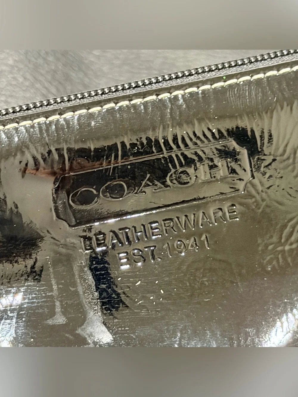 Coach Y2K Patent Leather Wristlet / Clutch Wallet